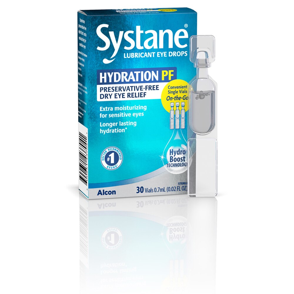 Systane - Hydration Preservative Free Lubricating Eye Drops Vials, 30 CT