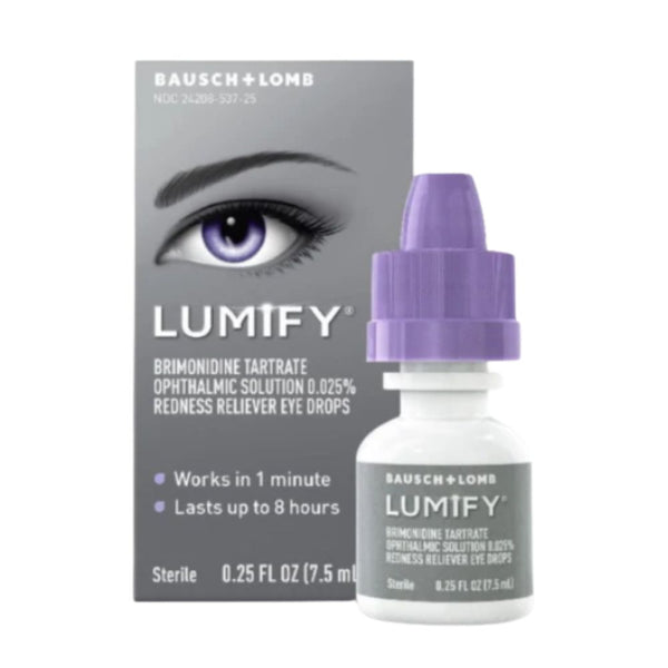 LUMIFY Redness Reliever Eye Drops 0.25 Ounce (7.5mL)