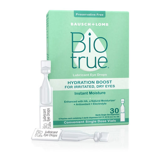 Biotrue - Hydration Boost Lubricant Eye Drops, 30 CT