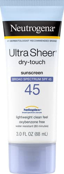 Neutrogena - Ultra Sheer Dry Touch Sunscreen Lotion - SPF 45 - 3 floz