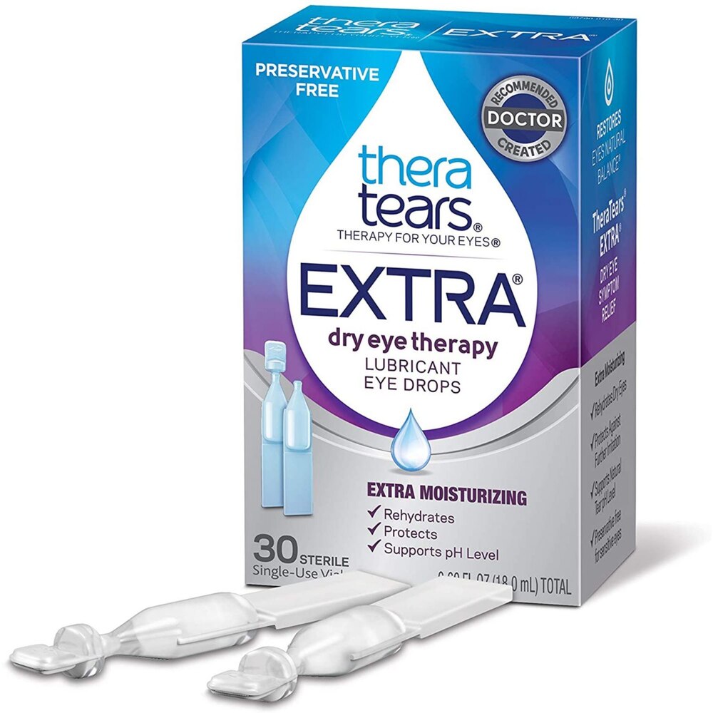 TheraTears - EXTRA Dry Eye Therapy Lubricant Eye Drops, 30 CT