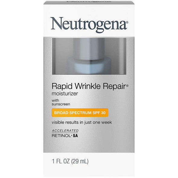 Neutrogena - Rapid Wrinkle Repair Retinol Moisturizer with Sunscreen - SPF 30 - 1 fl oz