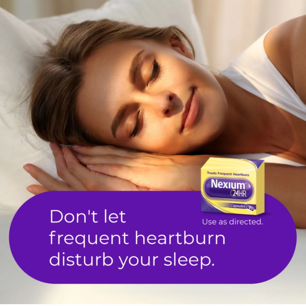 Nexium 24HR Acid Reducer Heartburn Relief Tablets With Esomeprazole Magnesium - 42 Ct