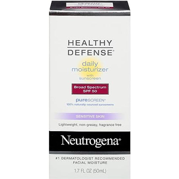 Neutrogena - Healthy Defense Daily Moisturizer with Sunscreen - SPF 50 - 1.7 fl oz