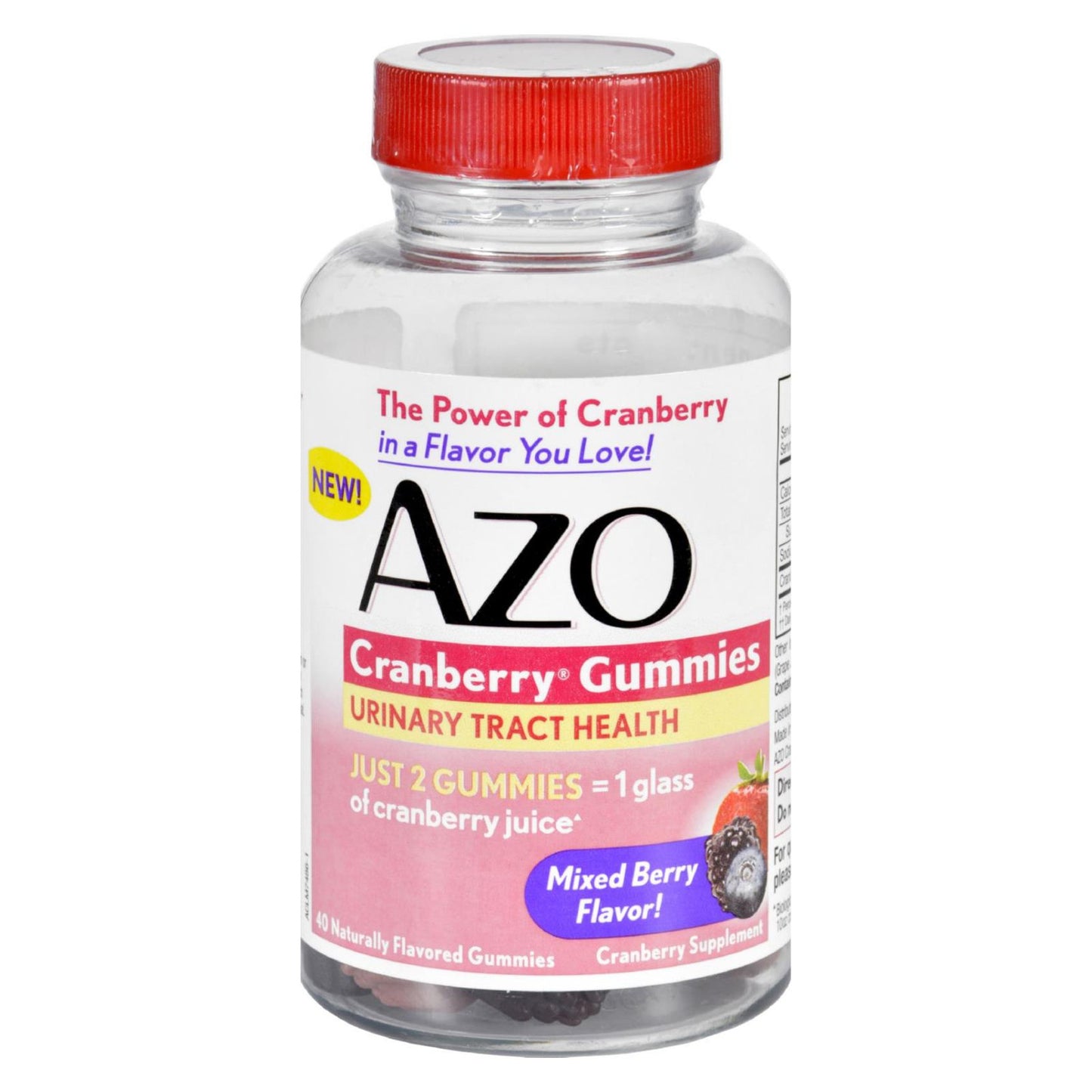 Azo Cranberry Gummies - 40 Count