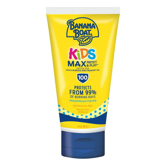 Banana Boat - Max Protect & Play Kids Sunscreen Lotion - SPF 100 - 4 oz