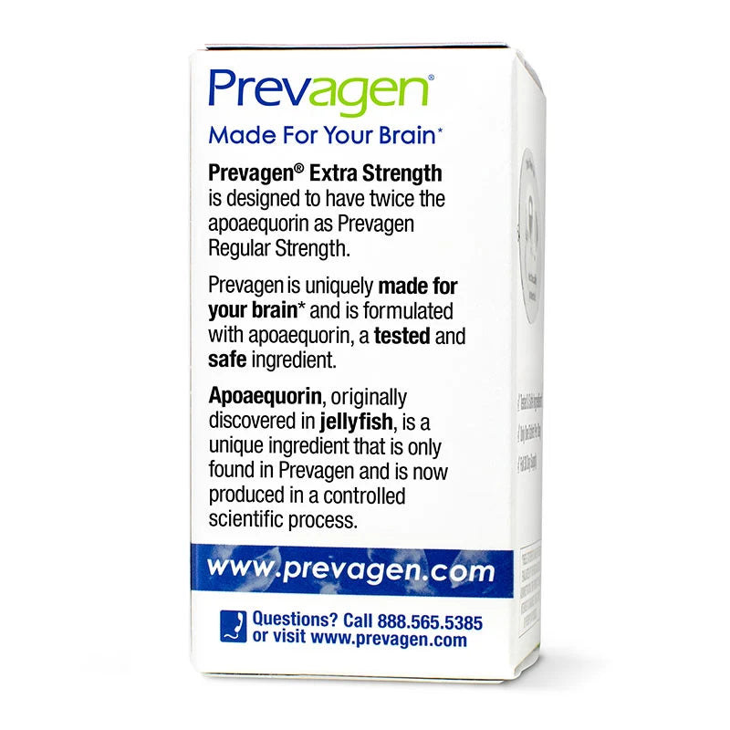 Prevagen® Extra Strength Berry Flavor Chewables - 20mg Apoaequorin, 30ct + Free DR OTC Eye Wipe