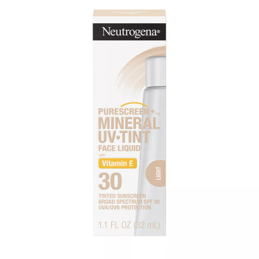 Neutrogena - Mineral UV-Tinted Liquid Facial Sunscreen - SPF 30 - 1.1 fl oz