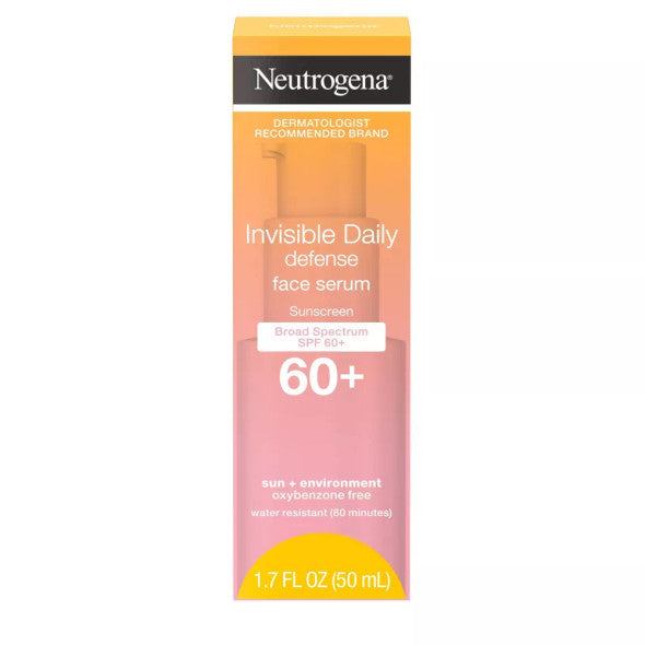 Neutrogena - Invisible Daily Defense Sunscreen Face Serum - SPF 60 - 1.7 fl oz