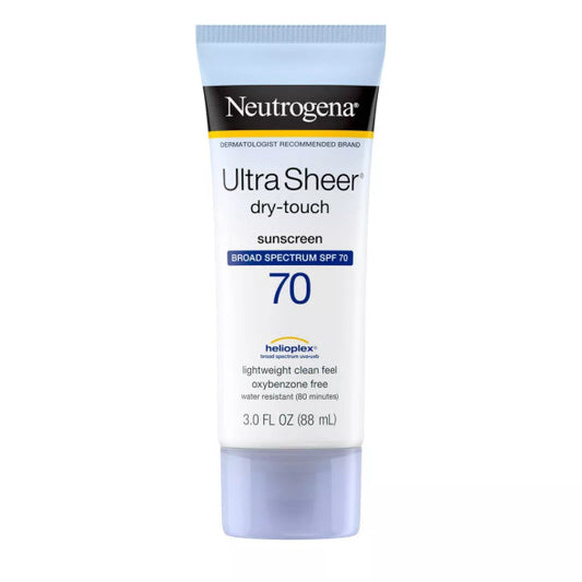 Neutrogena - Ultra Sheer Dry Touch Sunscreen Lotion - SPF 70 - 3 floz