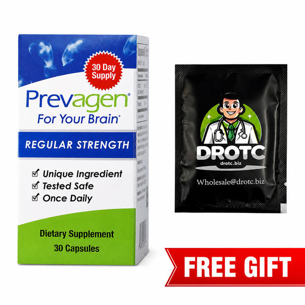Prevagen® Regular Strength Capsules - 10mg Apoaequorin, 30ct + + Free DR OTC Eye Wipe