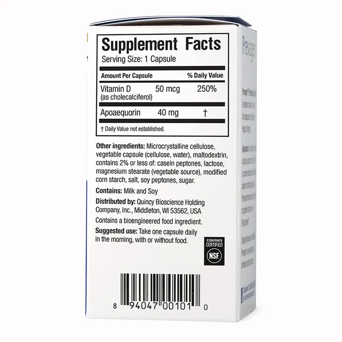 Prevagen® Professional Formula Capsules - 40mg Apoaequorin, 30ct + Free DR OTC Eye Wipe