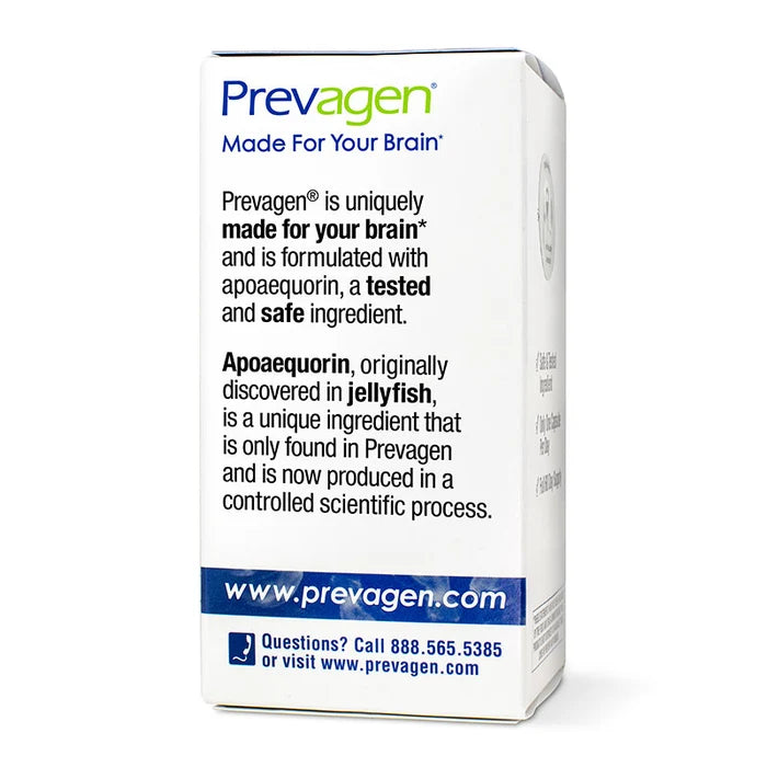 Prevagen® Regular Strength Capsules - 10mg Apoaequorin, 60ct + Free DR OTC Eye Wipe