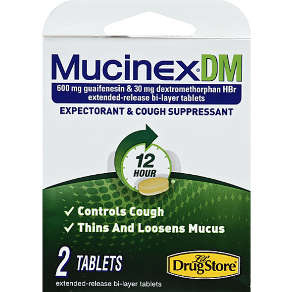 Mucinex DM 12 Hr Tablets, 6 count