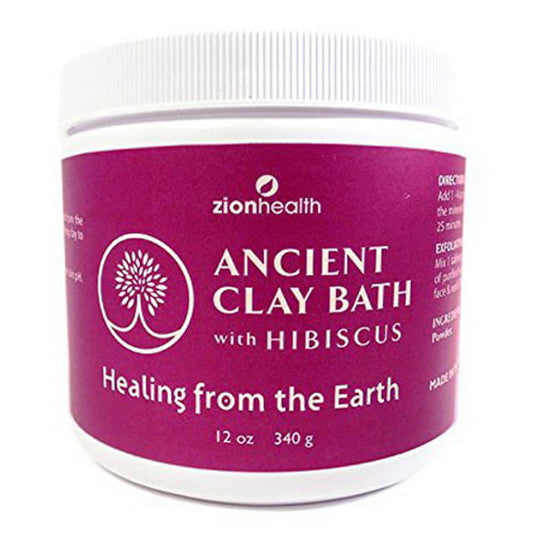 Zion Health - Ancient Clay Bath Hibiscs - 1 Each - 12 OZ