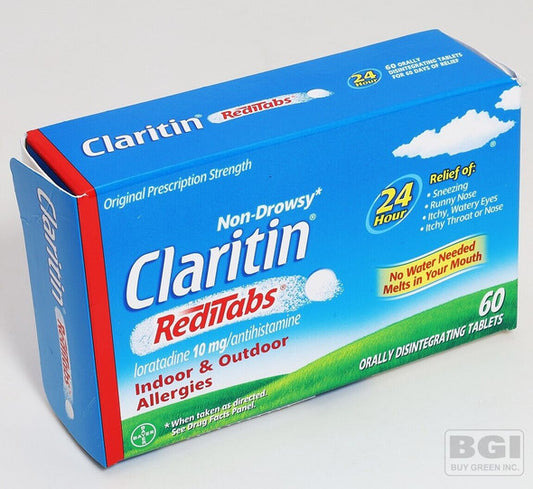 Claritin 24 Hour Allergy RediTabs, 60 orally disintegrating tablets