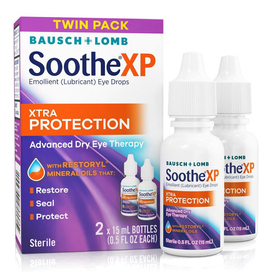 Soothe - XP Lubricant Eye Drops, 0.5 fl oz Twin Pack